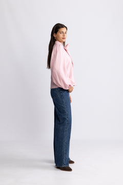 Jofrid Bow Blouse - Pink