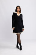 Marie Knitted Dress - Black