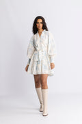 Delphine B Anglaise Dress - Blue