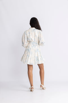 Delphine B Anglaise Dress - Blue