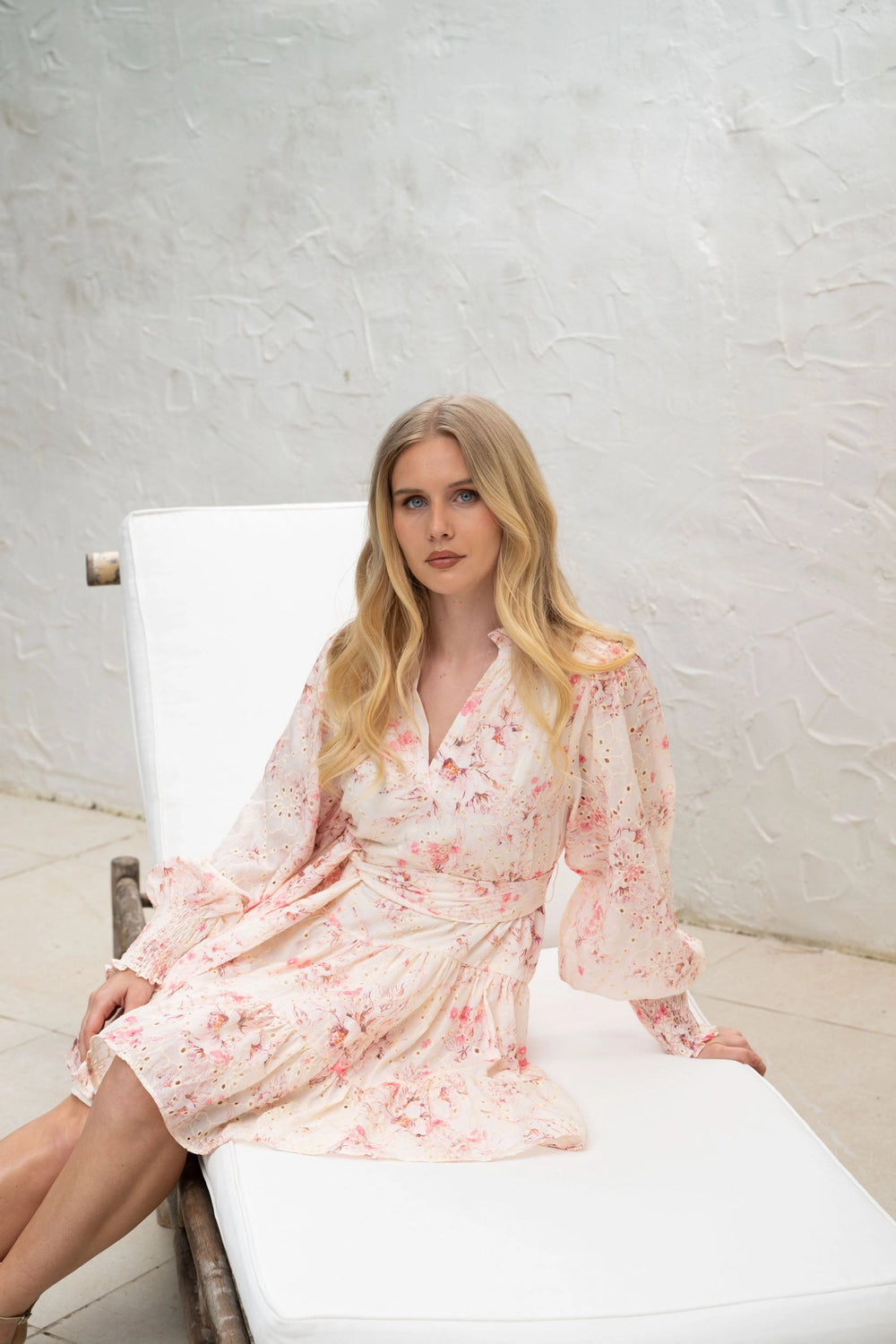 Delphine B Anglaise Dress - Pink