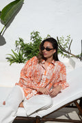 Sibba Patchwork Blouse - Coral