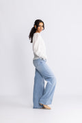 Tiril Smock Top - White