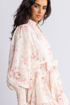 Delphine B Anglaise Dress - Pink