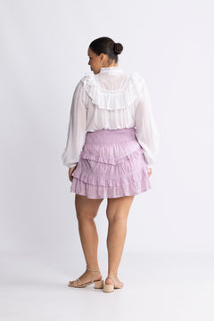 Vilde Paisley Skirt - Pink Paisley