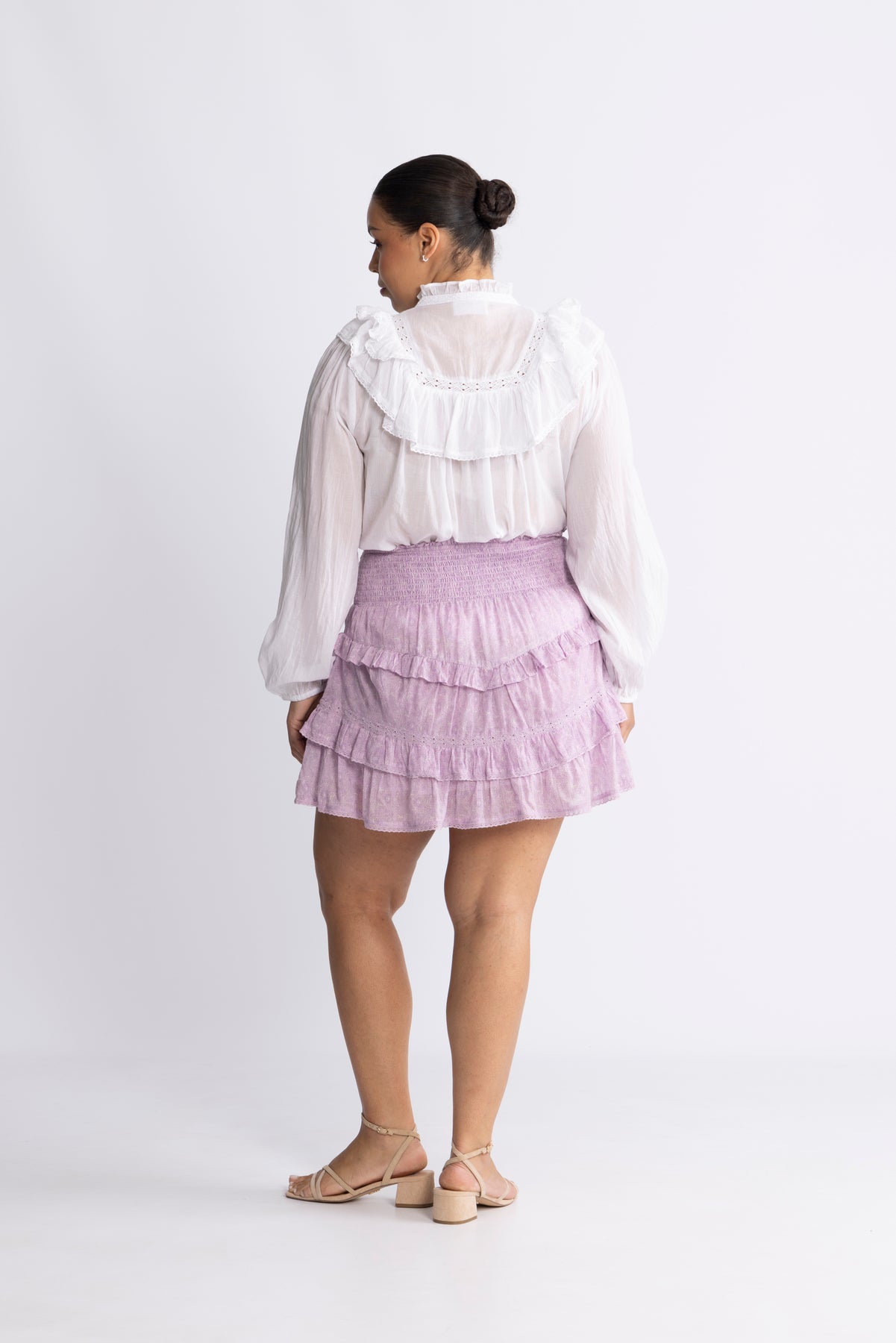 Vilde Paisley Skirt - Pink Paisley