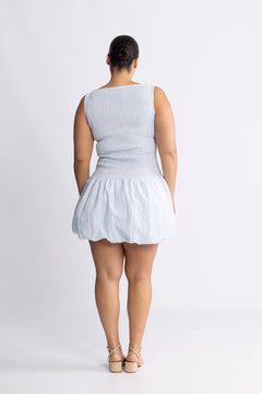 Tora Smock Dress - Blue