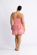 Kanutte Chiffon Smock Dress - Pink