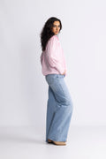 Emma Stripe Blouse - Pink