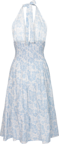 Hennie Midi Dress - Blue
