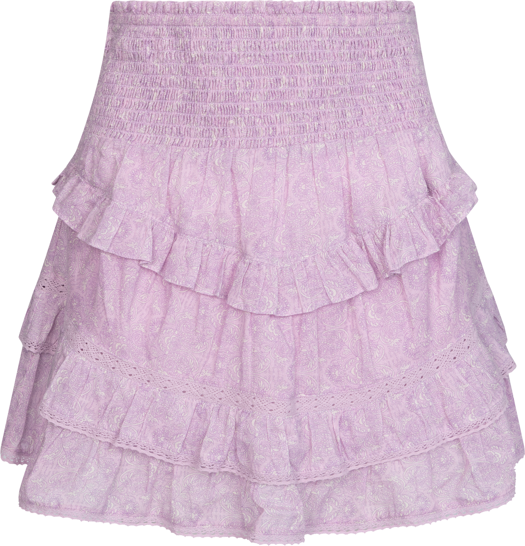 Vilde Paisley Skirt - Pink Paisley