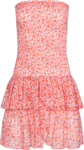 Kanutte Chiffon Smock Dress - Pink