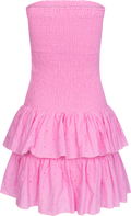 Kanutte Emb Smock Dress - Pink