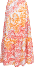Rana Linen Skirt - Coral