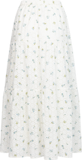 Rana Broderie Anglaise Skirt - Forglemmegei White