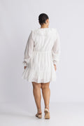 Aldora Boho Dress - White