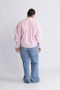 Emma Stripe Blouse - Pink