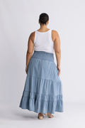 Vendla Denim Maxi Skirt - Blue