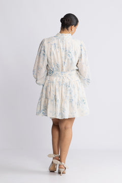 Delphine B Anglaise Dress - Blue
