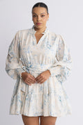 Delphine B Anglaise Dress - Blue