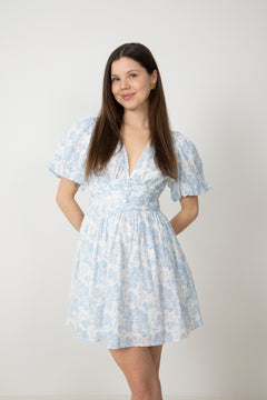 Nordis Voile Mini Dress - Blue