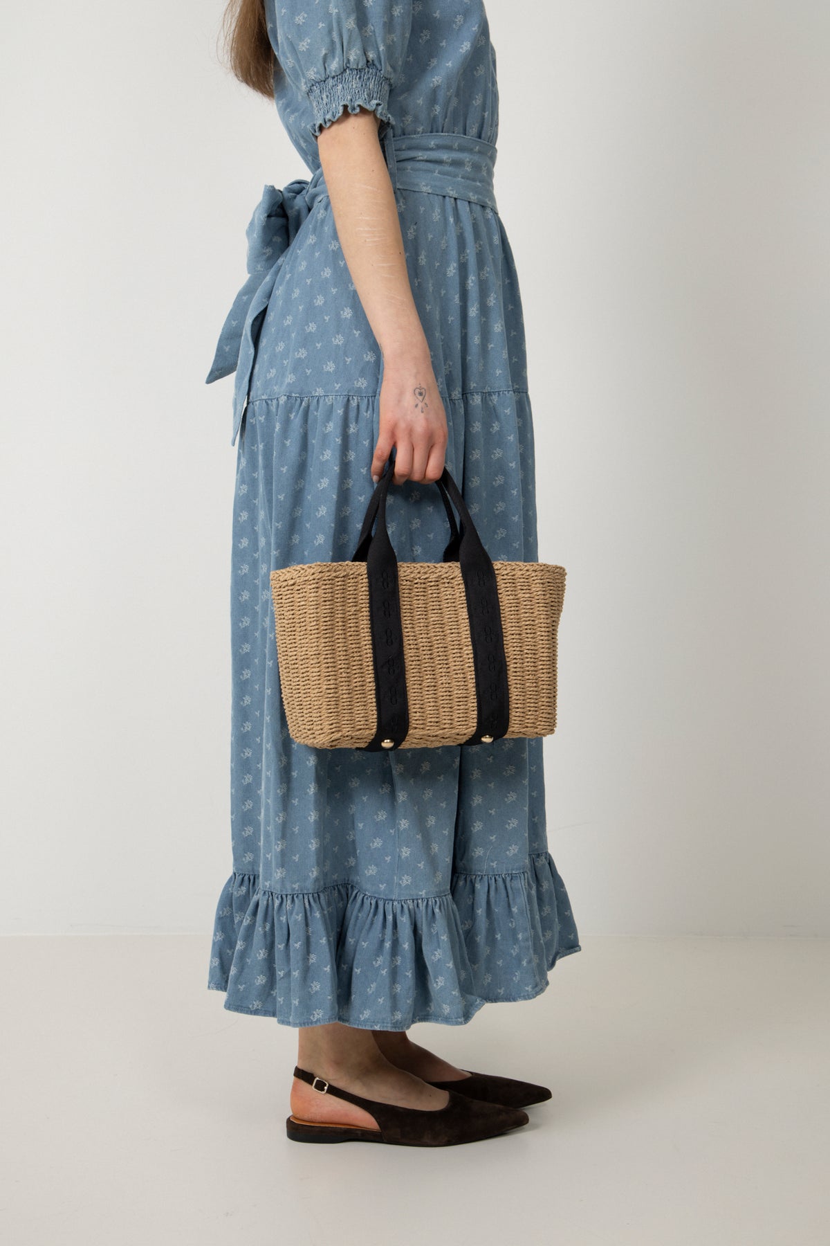 Beatrice Basket Bag - Black