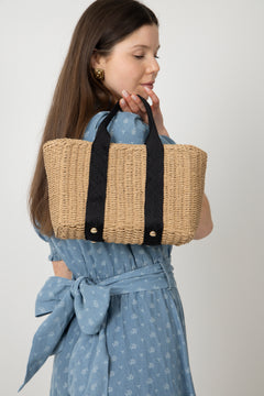 Beatrice Basket Bag - Black