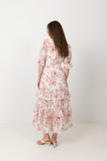 Vera Dreamy Flower Dress - Pink Flower