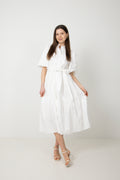 Lovisa Midi Shirt Dress - Off White