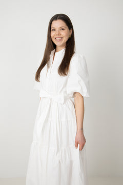 Lovisa Midi Shirt Dress - Off White