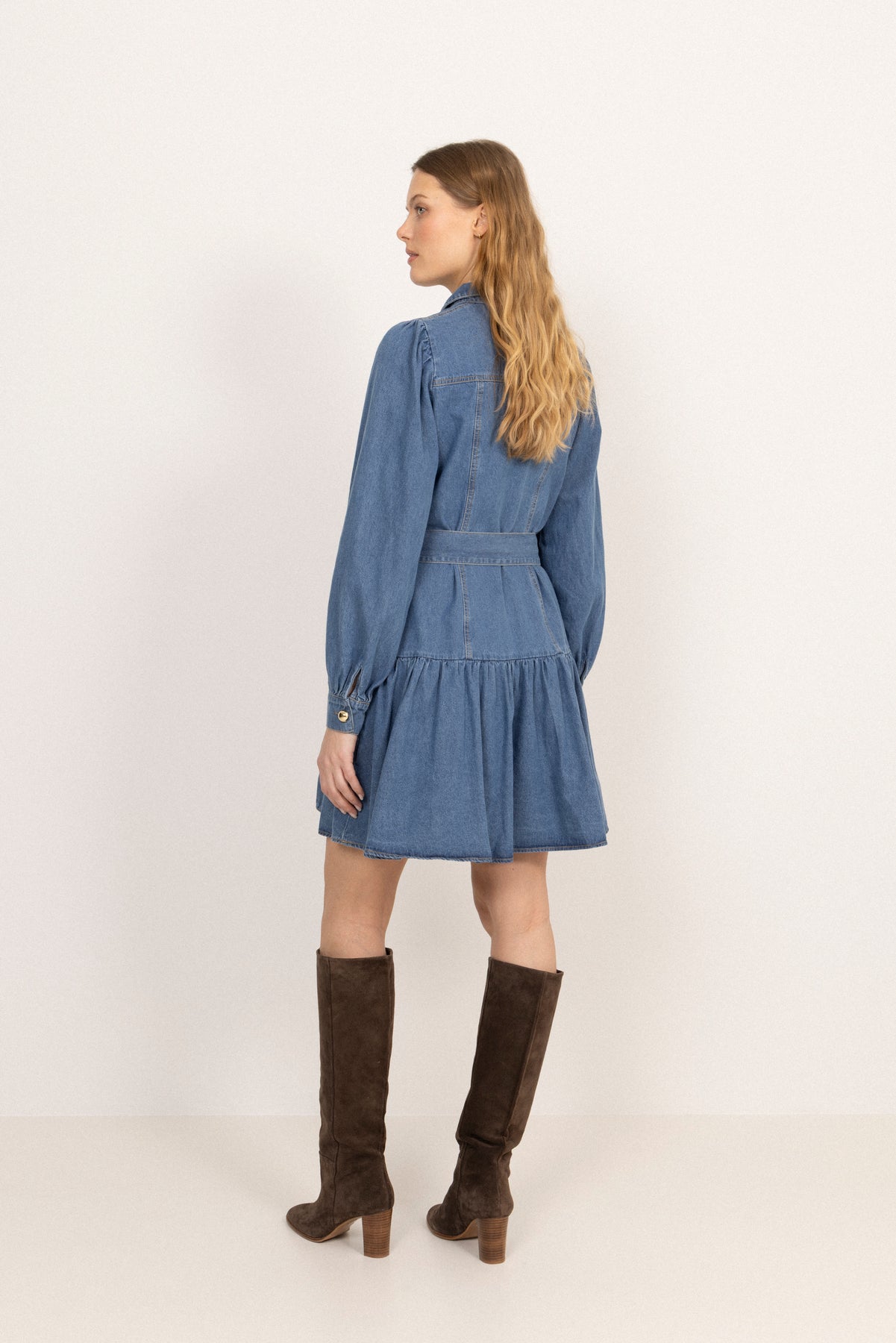 Vagna Denim Dress - Blue