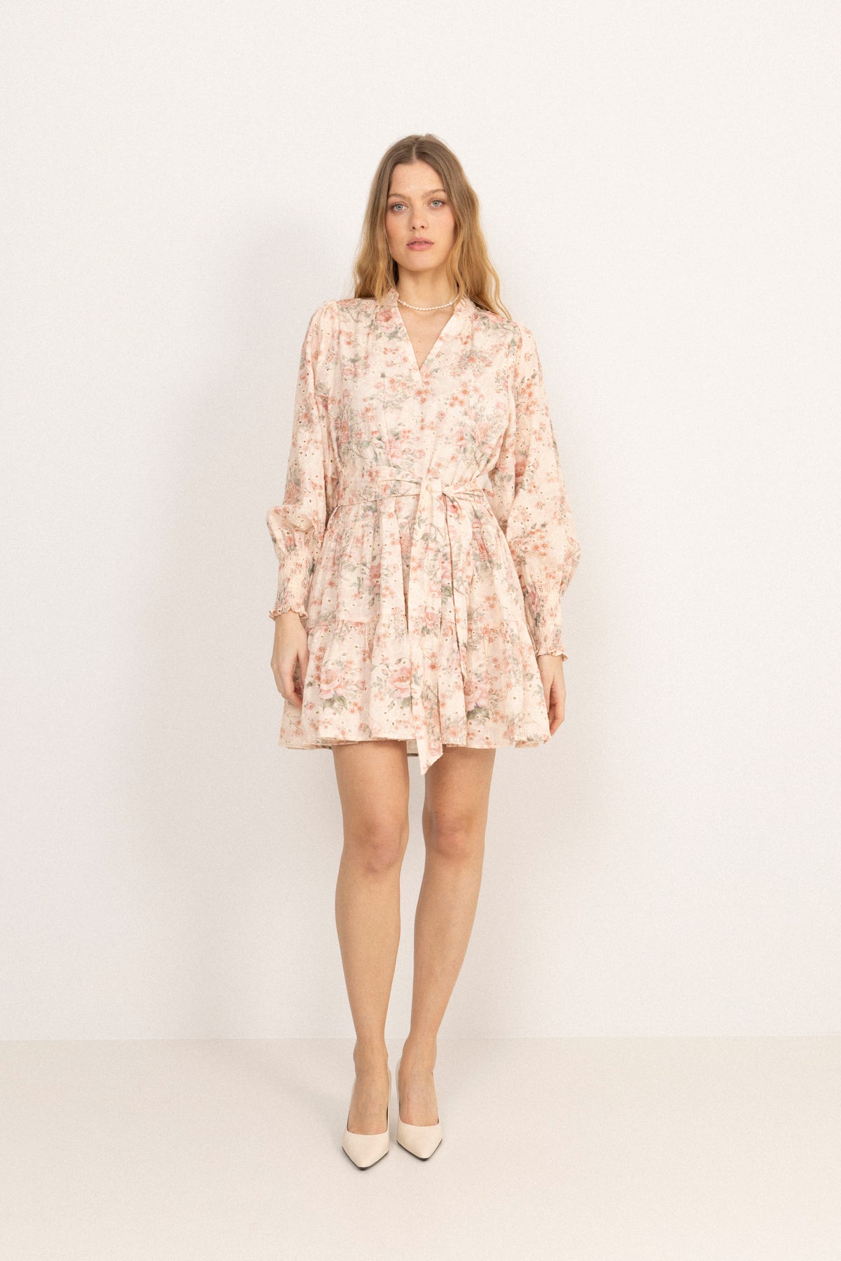 Delphine E Dress - Beige