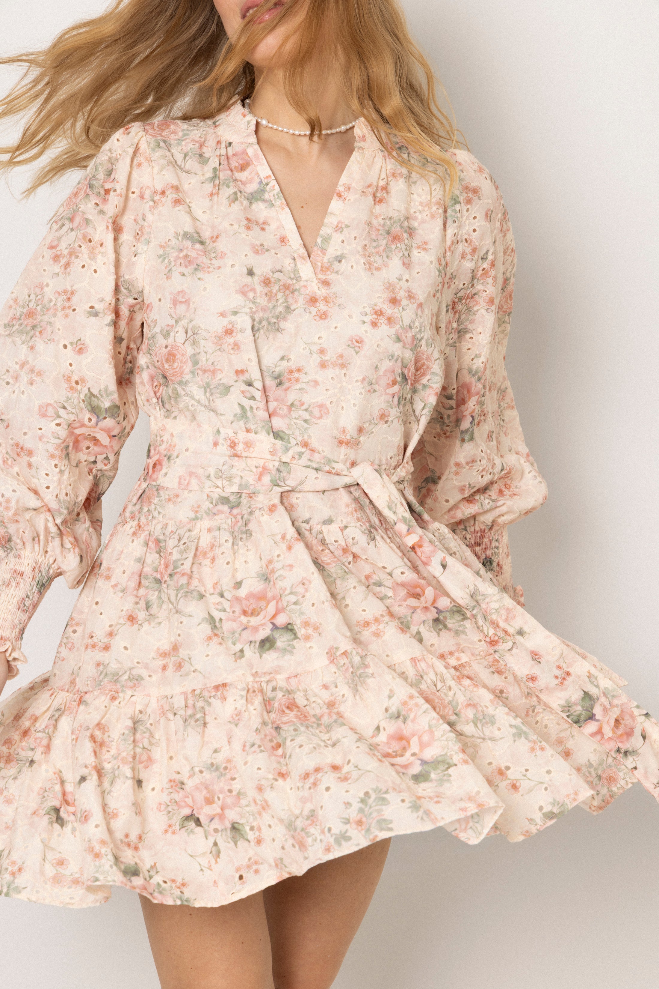 Delphine E Dress - Beige