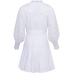 Alfa Voile Dress - White