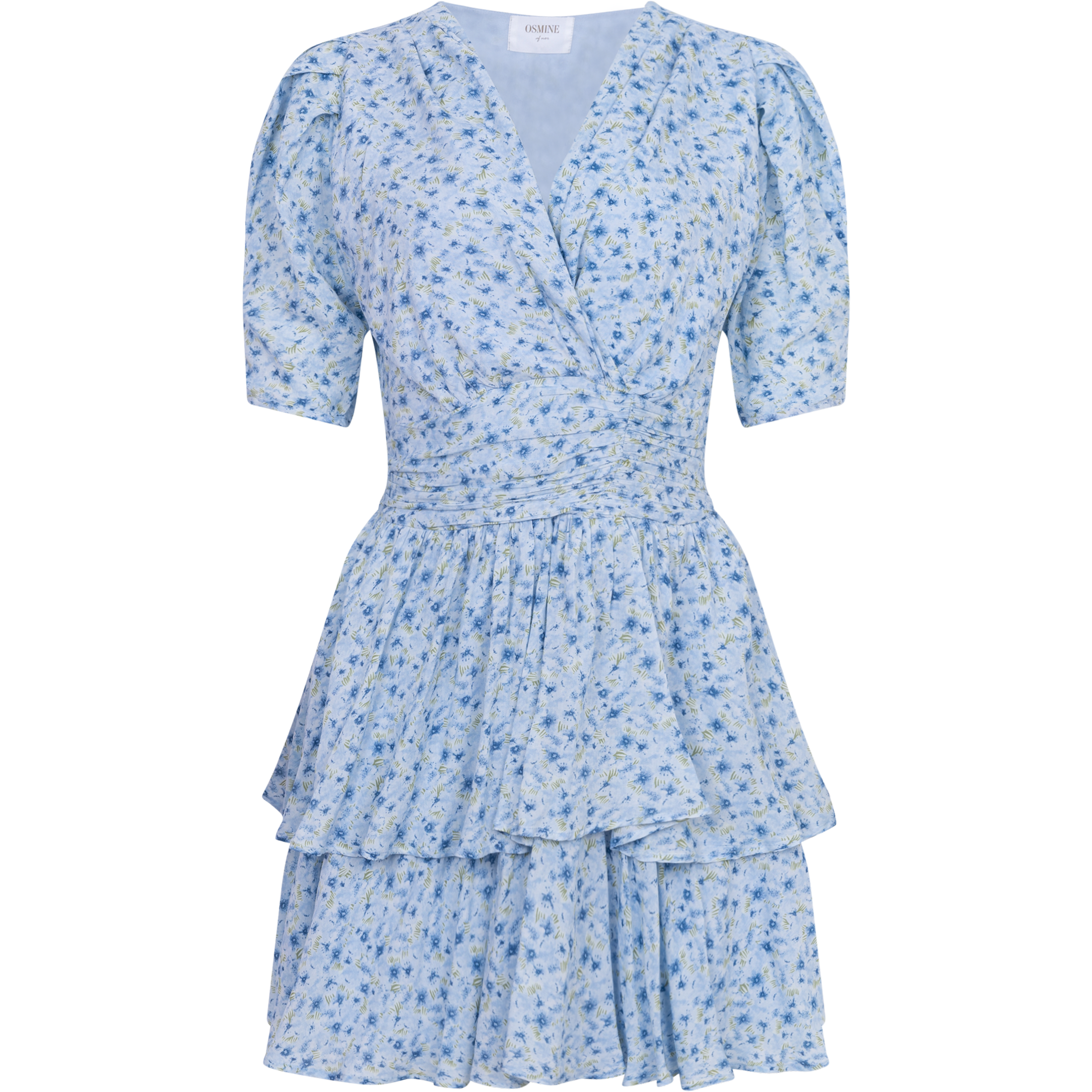 Jade Dress - Blue Flower Field