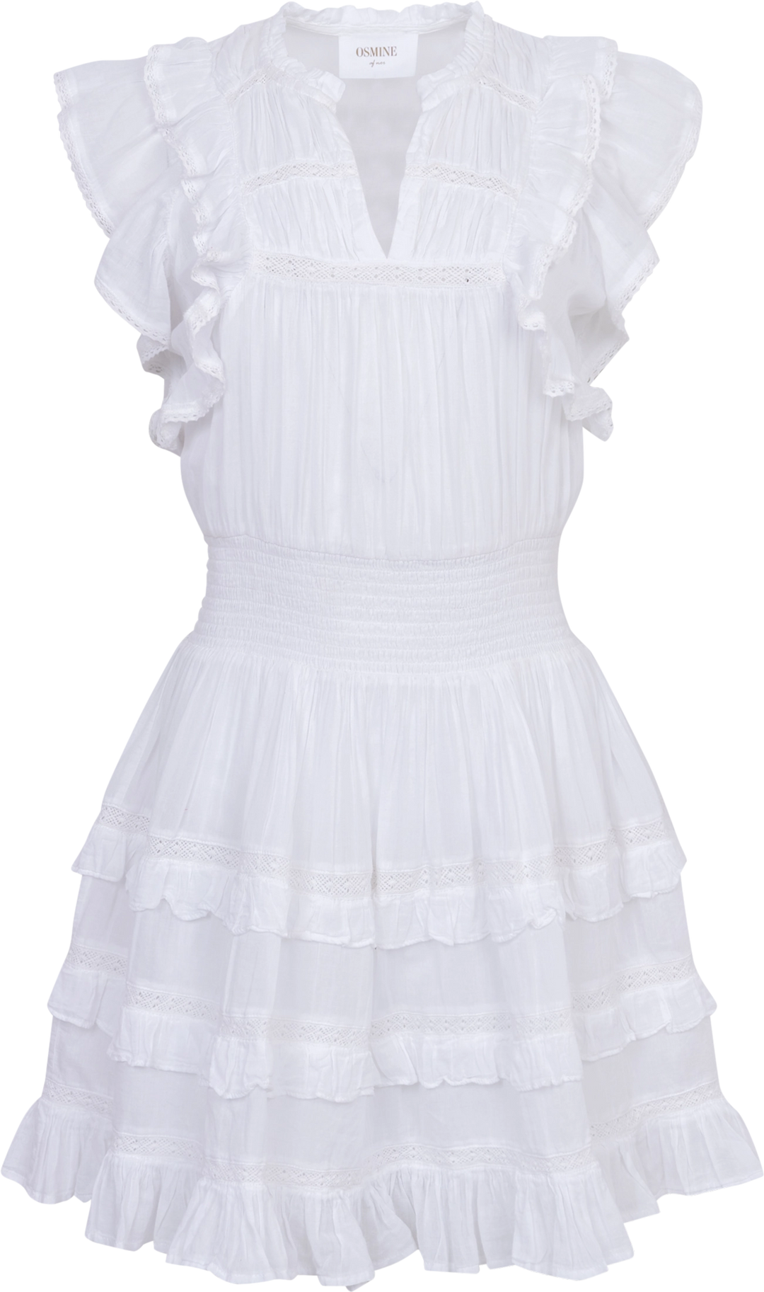 Fryd Voile Dress - White