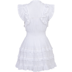 Fryd Voile Dress - White