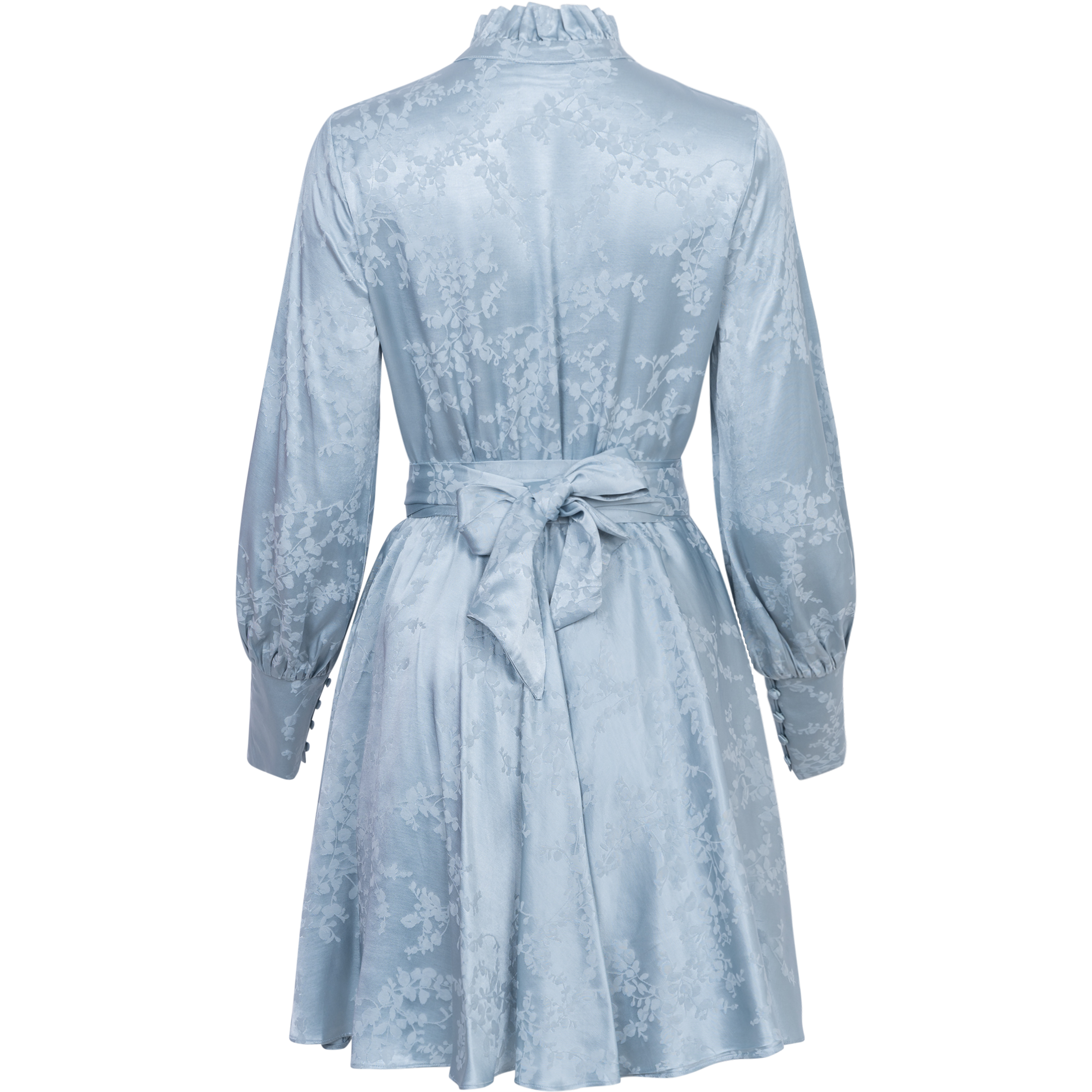 Saga Jacquard Dress - Light Blue