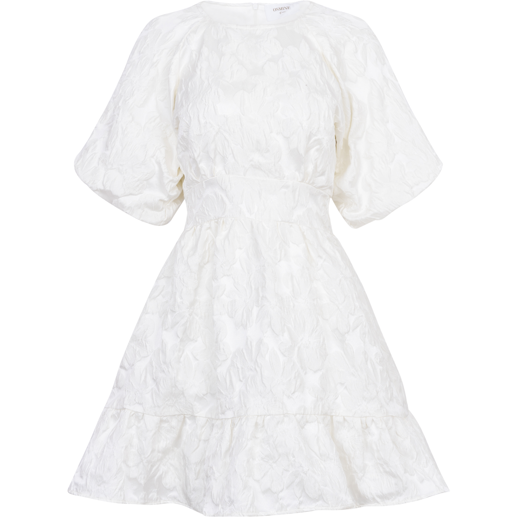 Svanhild Brocade Dress - White