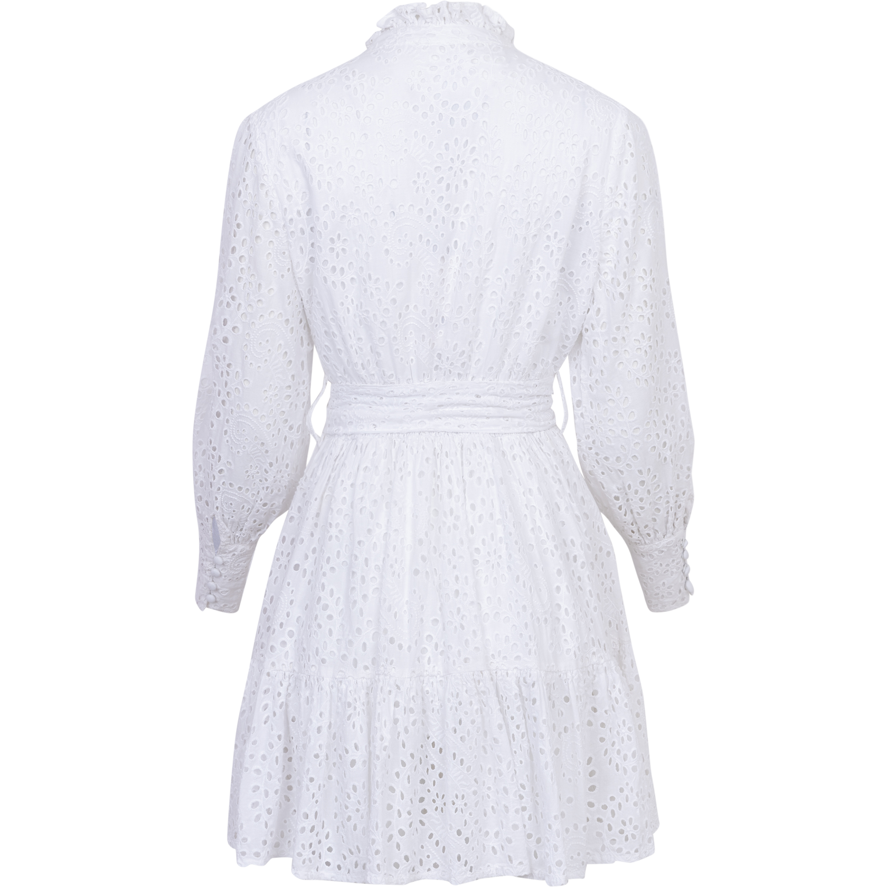 Liv Broderie Anglaise Dress - White