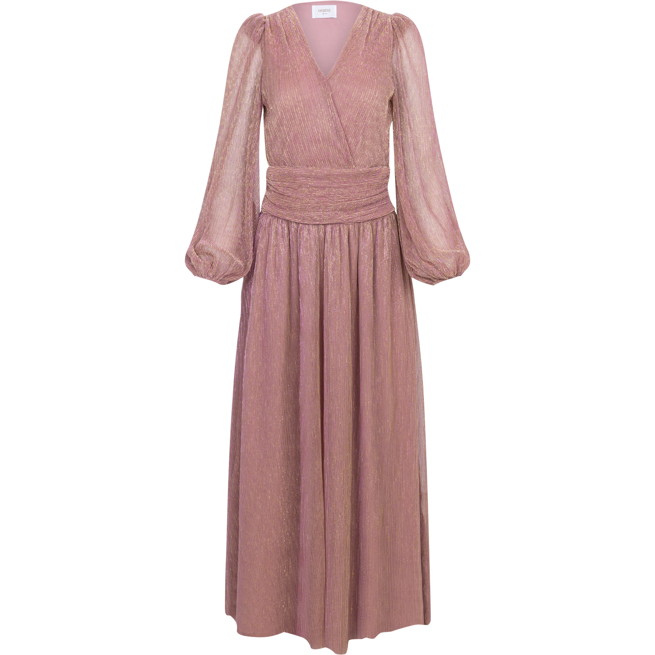 Alva Sparkle Dress - Pink Gold