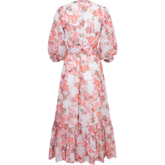 Gyri Golden Dress - Rosendal Red