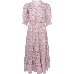 Vera Voile Maxi Dress - Pink Fleur
