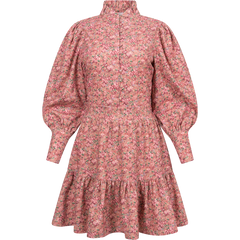 Liv Baby Cord Dress - Pink Flower