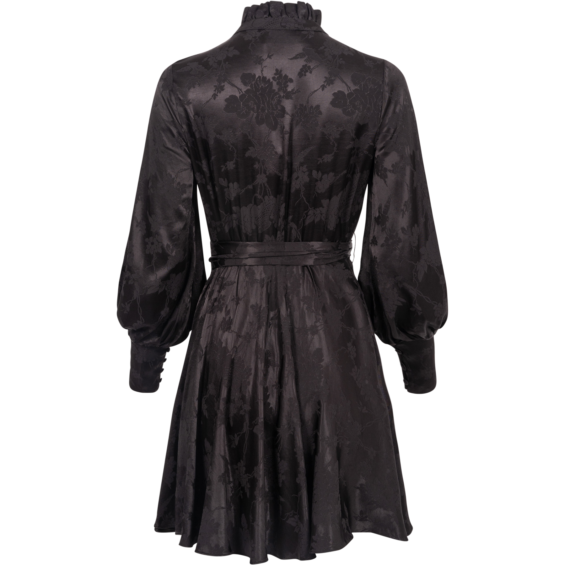Saga Jacquard Dress - Black