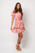 Jade Dress - Red Roses