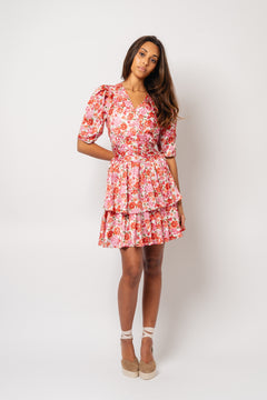 Jade Dress - Red Roses