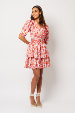 Jade Dress - Red Roses