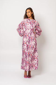 Edda Print Dress - Rose
