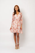 Gyri Golden Flower Short Dress - Indian Summer